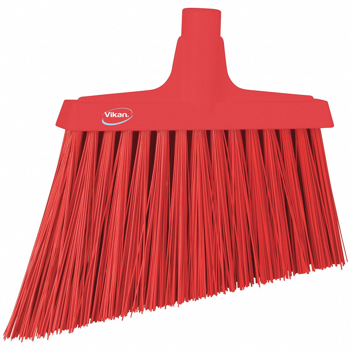 11 Red PET Bristle Vikan 29144 Heavy Duty Sweep Floor Broom Head Polypropylene Block 