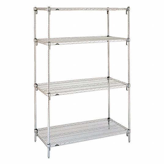 Metro Wire Shelving Unit Starter 30, 30 X 18 Wire Shelving