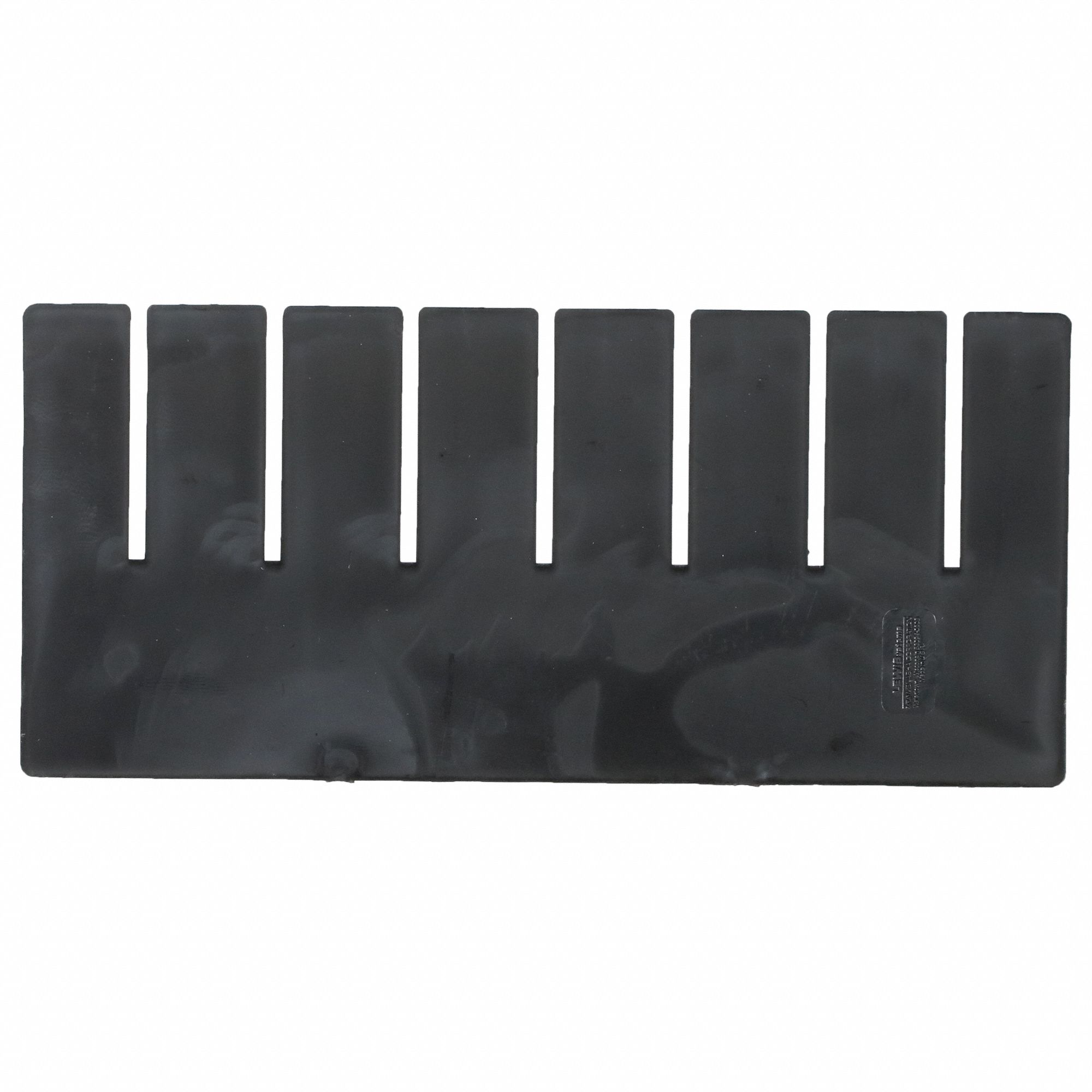 Divider: 9 5/8 in x 4 3/8 in, Plastic, 9HN47, DC1050-XL
