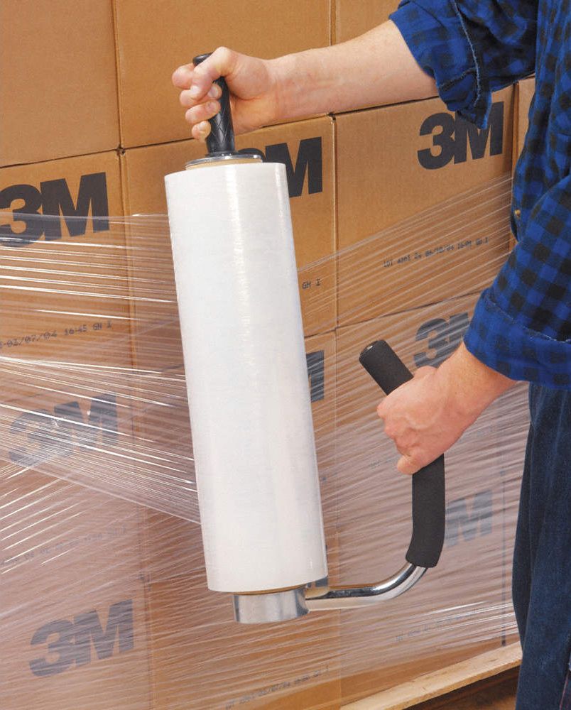 GRAINGER APPROVED Stretch Wrap Dispenser, Dispenser Style Bar Handle