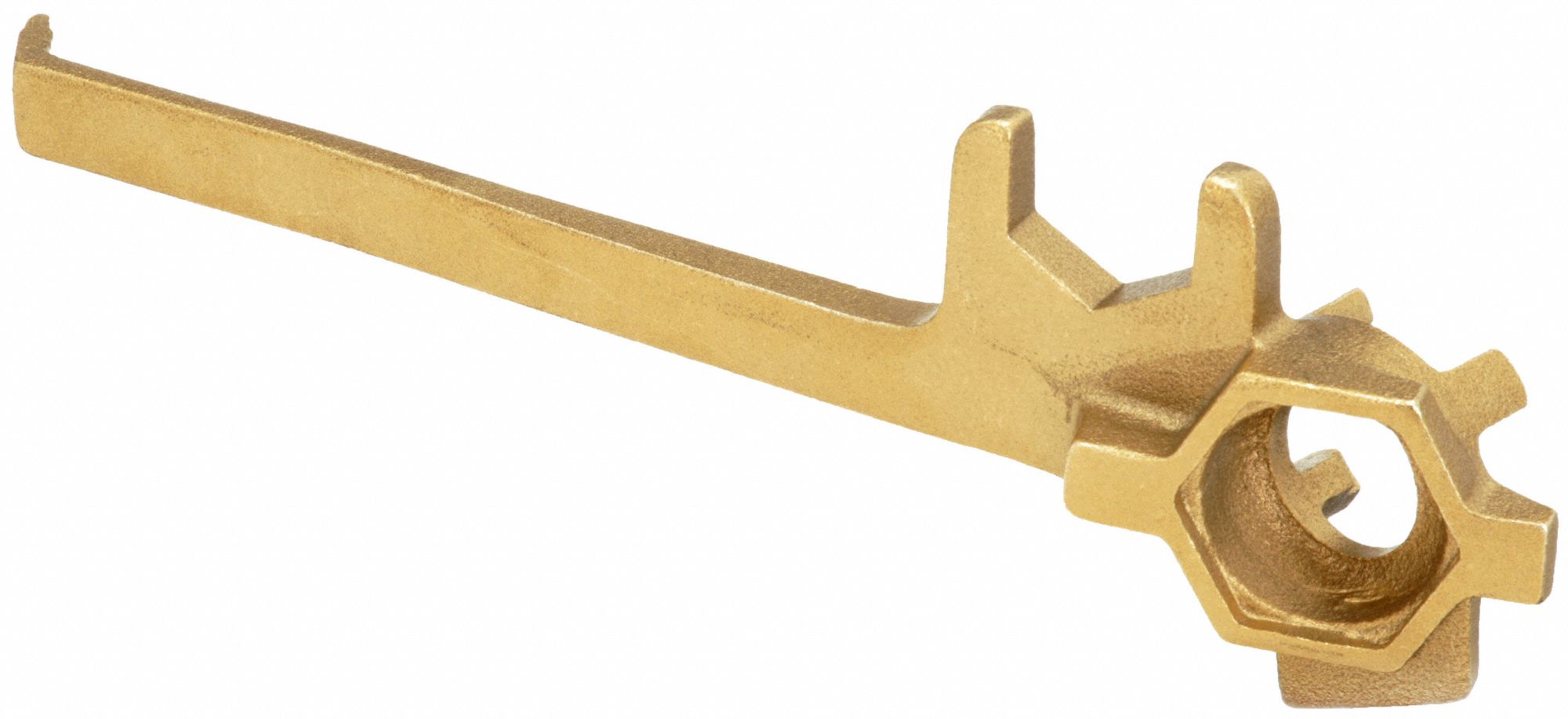 DRUM PLUG WRENCH, 1 1/4 IN FOR PLUG/BUNG SIZE, NON-SPARKING