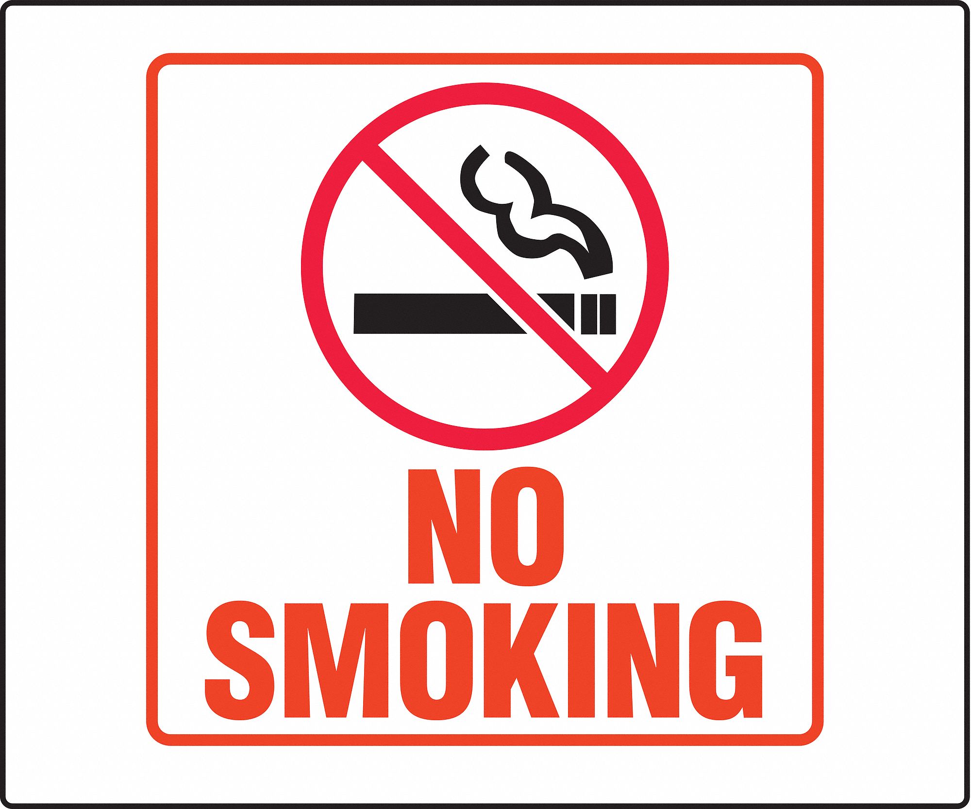 90D PROJ SIGN NO SMOKING