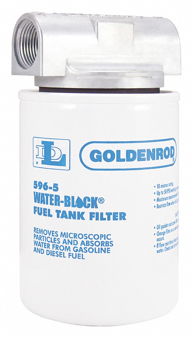 Fuel Filter: Water & Particulate, Repl Filter, Water / Particulate, 12 gpm Max. Flow Rate