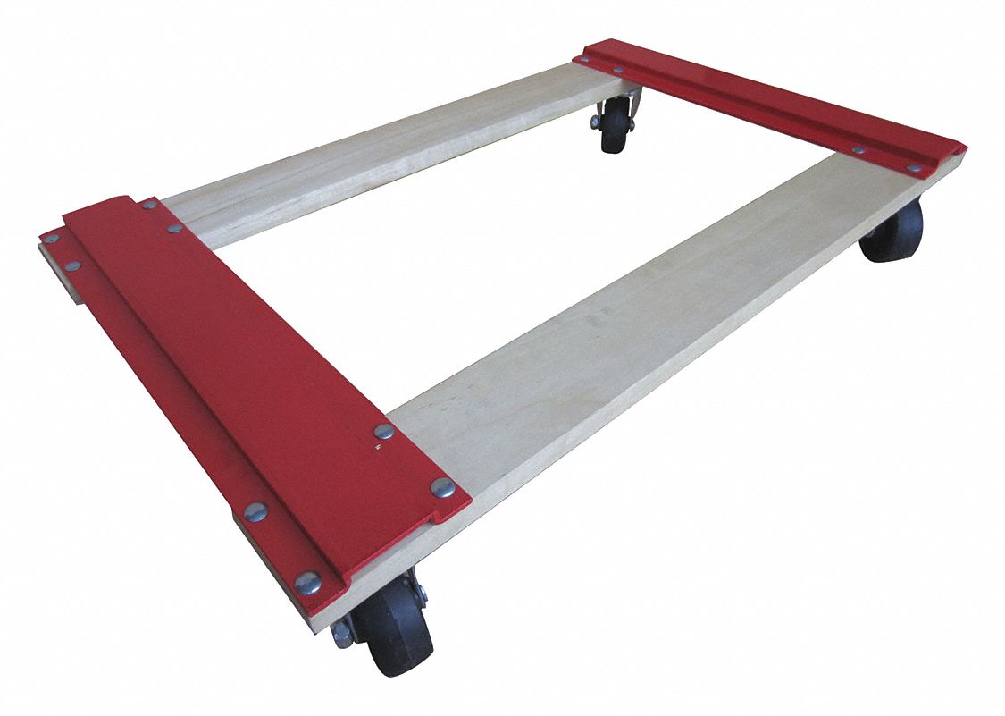 CHARIOT, 1 000LB, 30 X 18 X 4PO, RG/BLNC