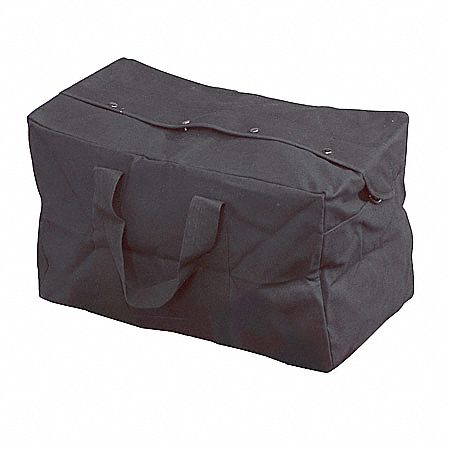 Parachute Bag: Black, Canvas/Cotton (Web Handle)