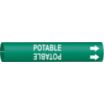 Potable Snap-On Pipe Markers