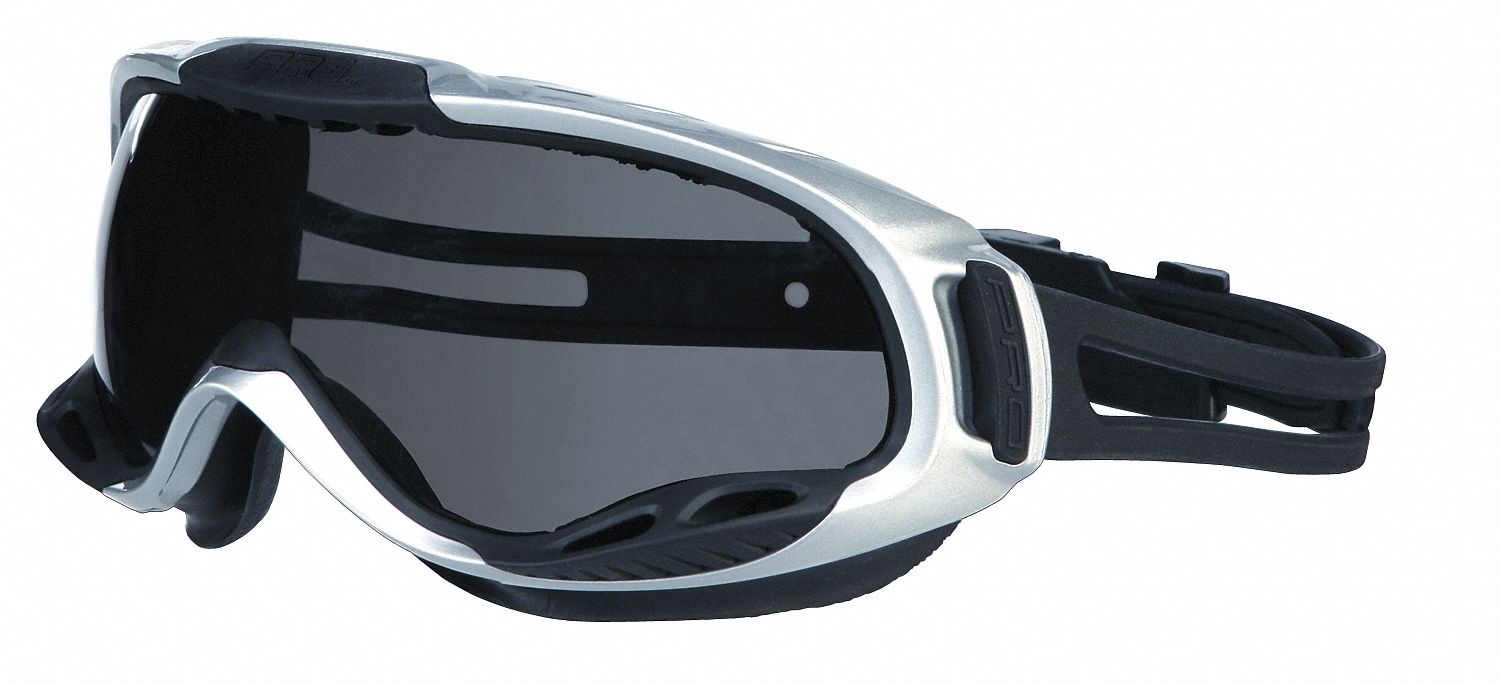 GRAINGER APPROVED Protective Goggles AntiFog, ANSI Dust/Splash Rating