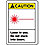 Radiation Sign,14 x 10In,AL,ENG,SURF