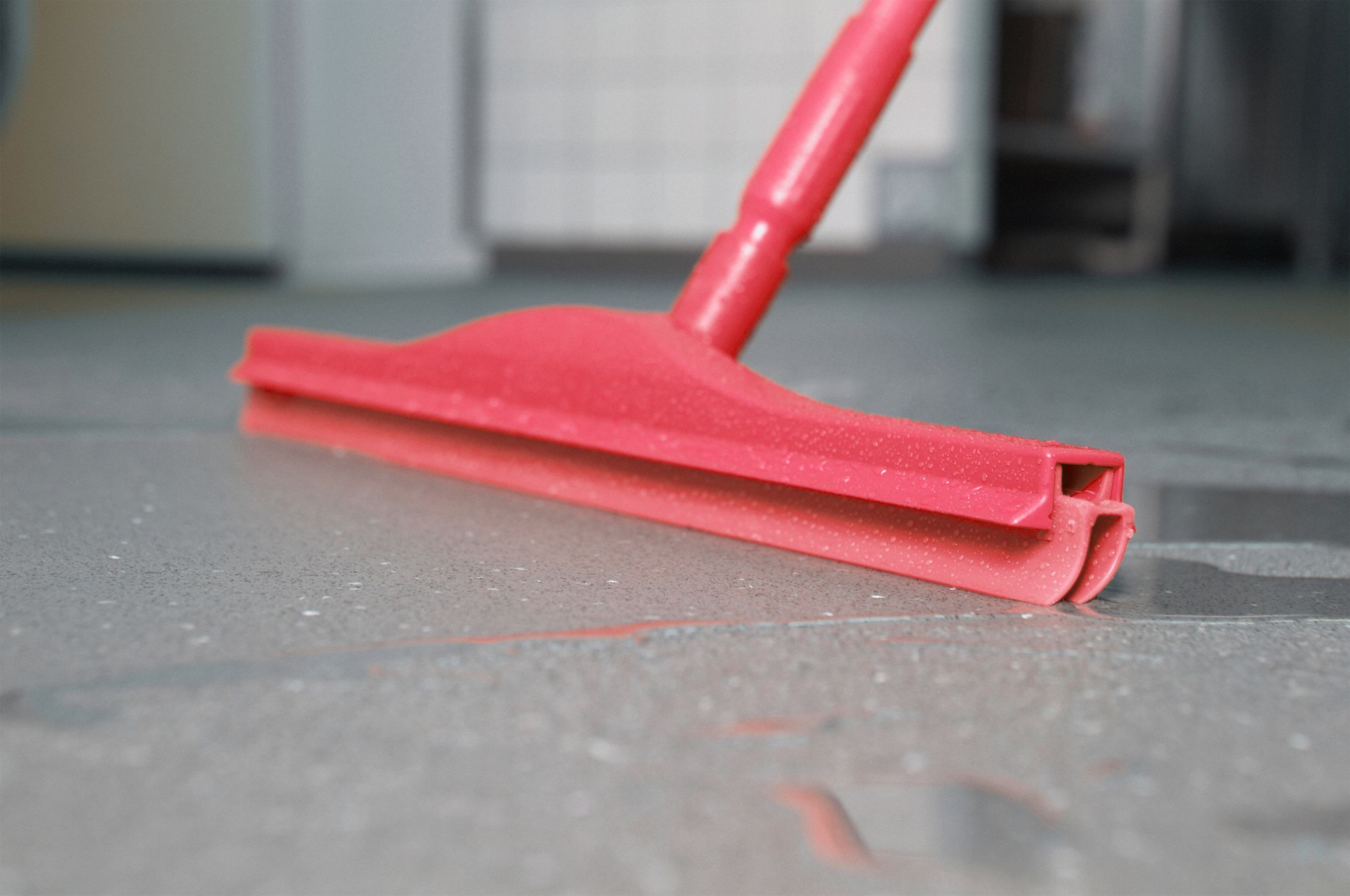 VIKAN 20 inW Straight Double Rubber Floor Squeegee Without Handle, Yellow 9TWL377136 Grainger