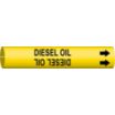 Diesel Oil Snap-On Pipe Markers