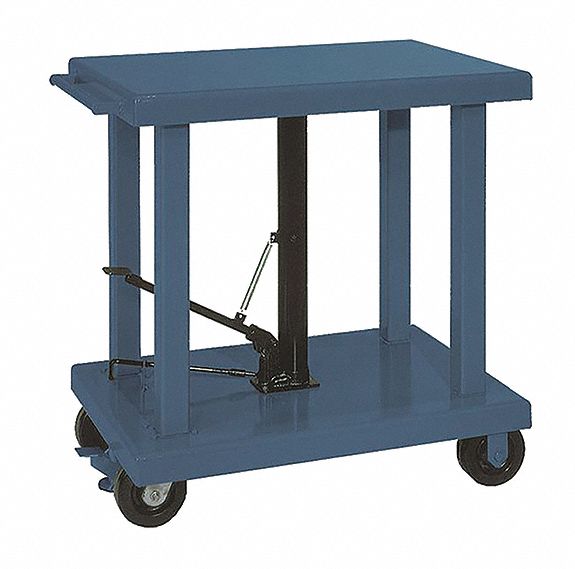 Lift Table: 2, 000 lb Load Capacity, 36 in x 24 in Platform, 39 1/4 in x 24 in x 30 1/2 in
