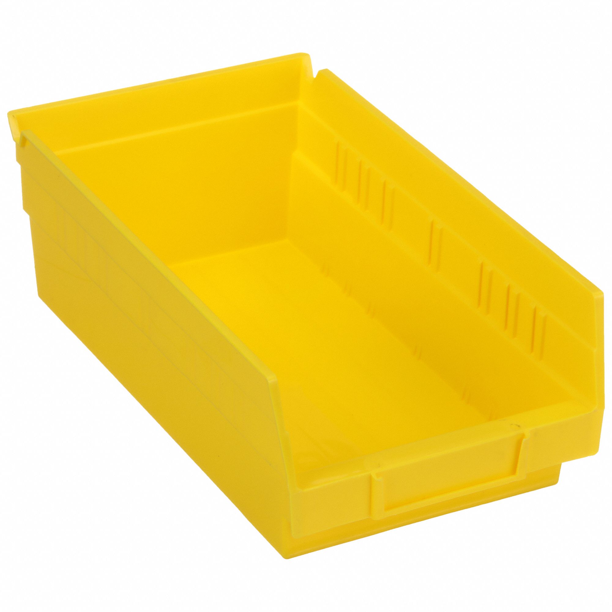 SHELF BIN,11-5/8L X 6-5/8W,YELLOW