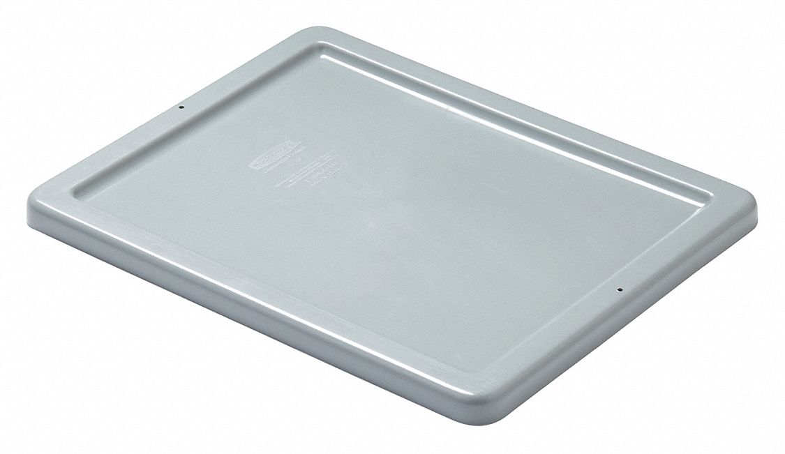 CONTAINER LID,19-5/8 IN.L,GRAY