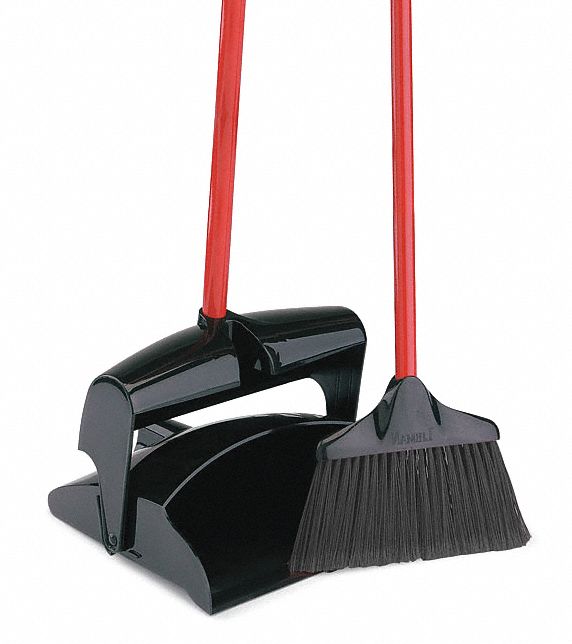 LOBBY DUST PAN/BROOM SET,CLOSED LID