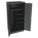 STORAGE CABINET, 36 IN X 24 IN X 72 IN, 5 SHELVES, SWING HANDLE/KEYED, 24 GA PANEL, ADJUSTABLE