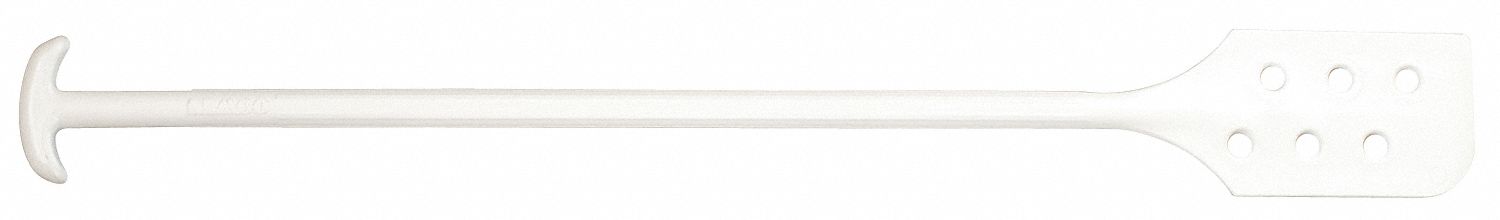 9UAD3 - E9385 Paddle Scraper with Holes 40L White