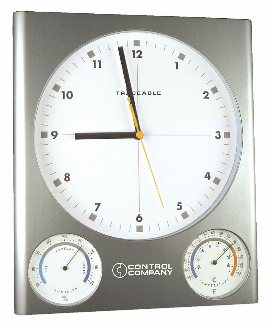 9UDK0 - Clock Analog Hygrometer -34 to 116 F