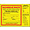 Hazardous Waste Label,6 In. W,PK25