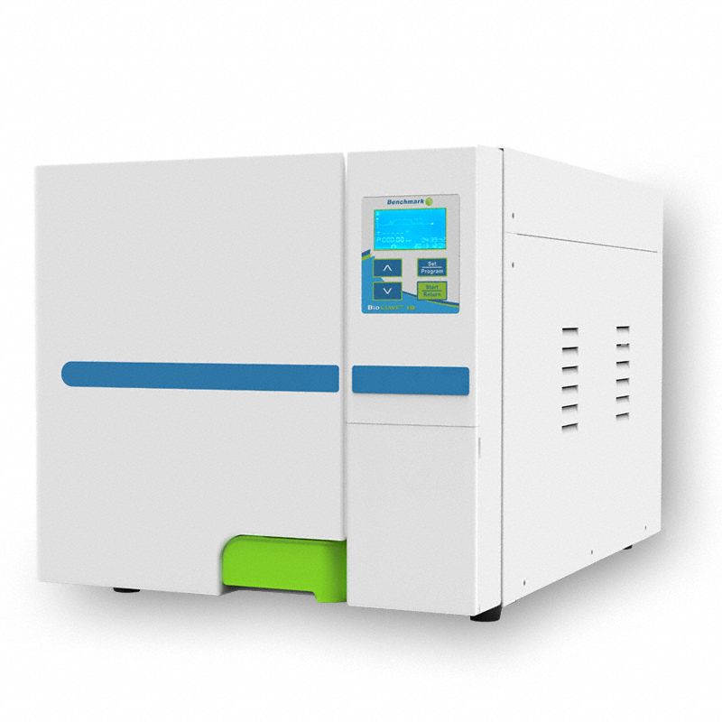 Autoclave: 18 L Capacity, 134°C Max Temp, 22 in Overall Wd, +/-2°C, 120/230V AC