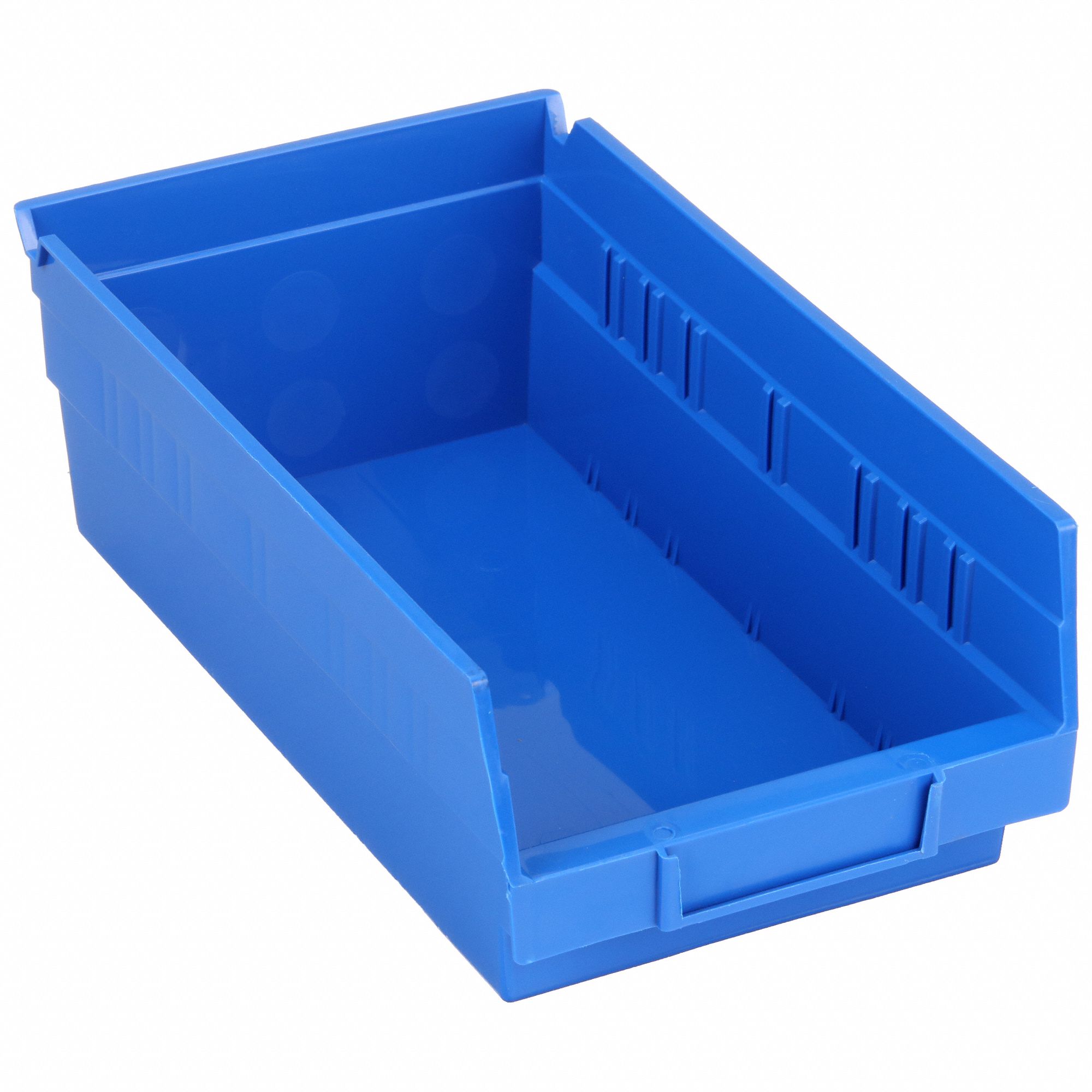 SHELF BIN,11-5/8L X 6-5/8W,BLUE