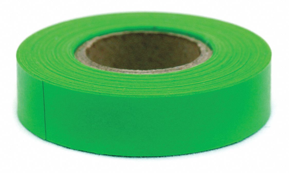 Masking Tape, 1" W, 60 yd L, Green