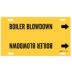 Boiler Blow Down Strap-On Pipe Markers