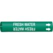 Fresh Water Snap-On Pipe Markers