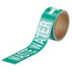 Waste Water Adhesive Pipe Markers on a Roll