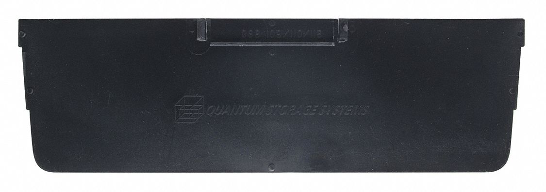 Bin Divider: 10 1/4 in x 4 in, Electrostatic Discharge Conductive, Black
