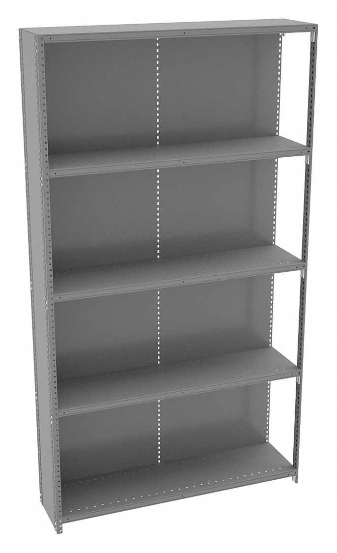 TENNSCO, AddOn, MediumDuty, Metal Shelving 9WD06QCH54812AB Grainger
