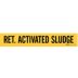 Return Activated Sludge Adhesive Pipe Markers