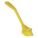 DISH BRUSH, STIFF, YELLOW