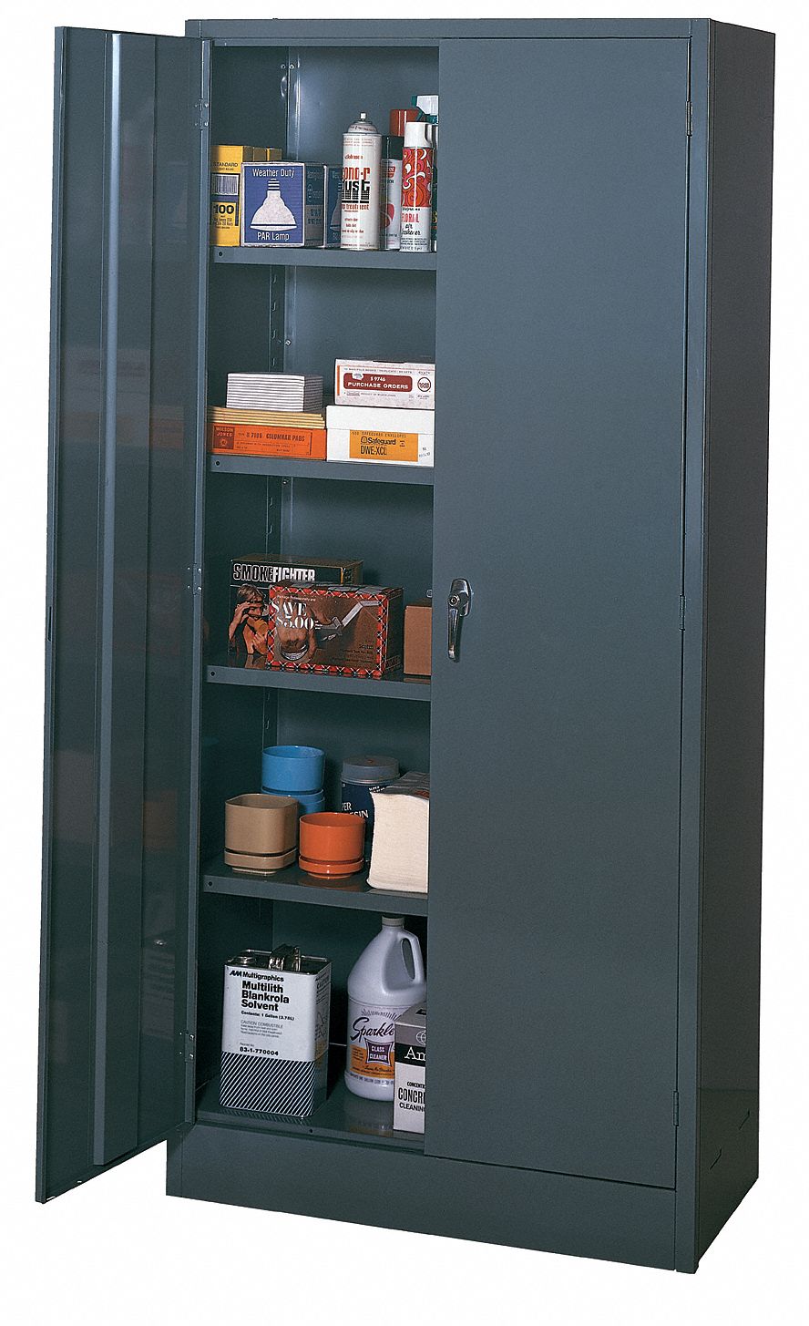Edsal Commercial Storage Cabinet Gray 78 H X 36 W X 18 D