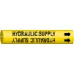 Hydraulic Supply Snap-On Pipe Markers