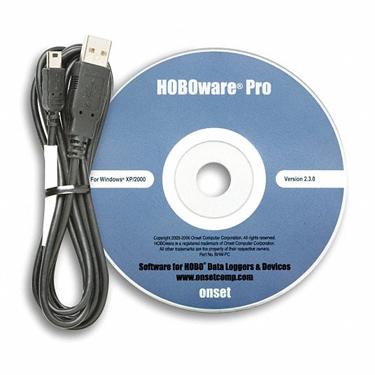 HOBOware Pro Data Logger CD: For All HOBO Data Loggers, 1 Pack Qty