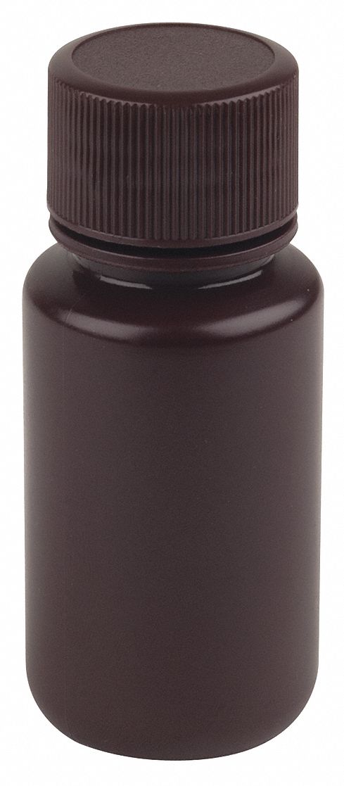 Bottle, 88 mm H, Amber, 39 mm Dia, PK72