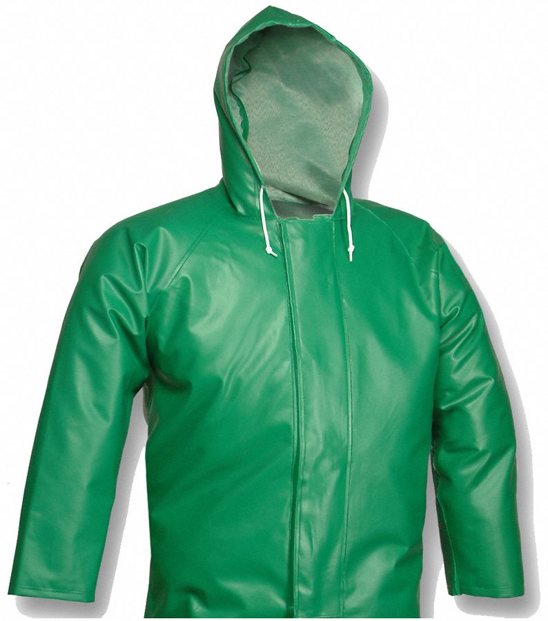 TINGLEY Flame Resistant Rain Jacket, PPE Category 0, HighVisibility