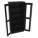 STORAGE CABINET, 36 X 18 X 78 IN, LEVELING, 4 ADJUSTABLE SHELVES, SWING HANDLE/KEYED