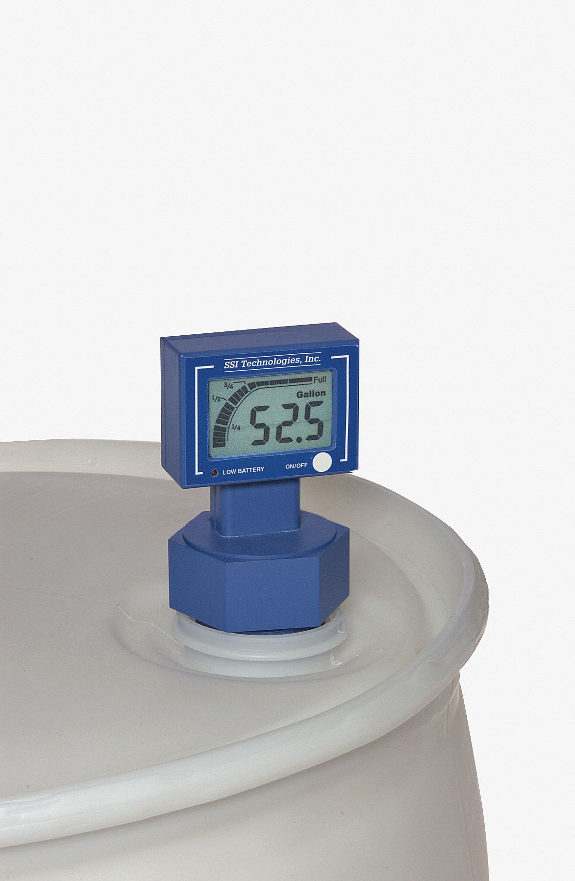 FLUIDTRAC Drum Gauge, Digital, Ultrasonic, 55 gal 9WFR9DFT110