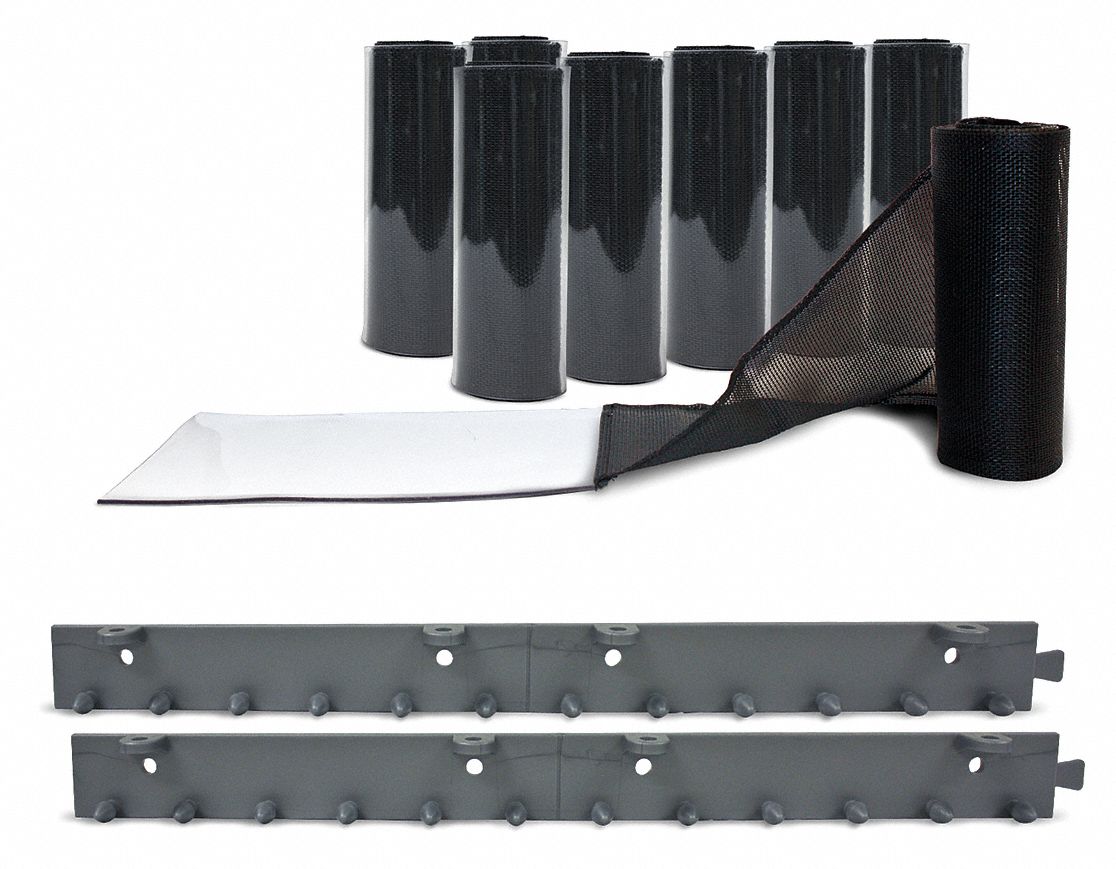 Aleco Strip Door Smooth Strip Texture 4 Ft Opening Width 7 Ft