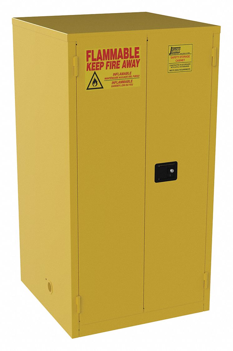 Std, 60 gal, Flammables Safety Cabinet - 9WJC2|BM60YP - Grainger