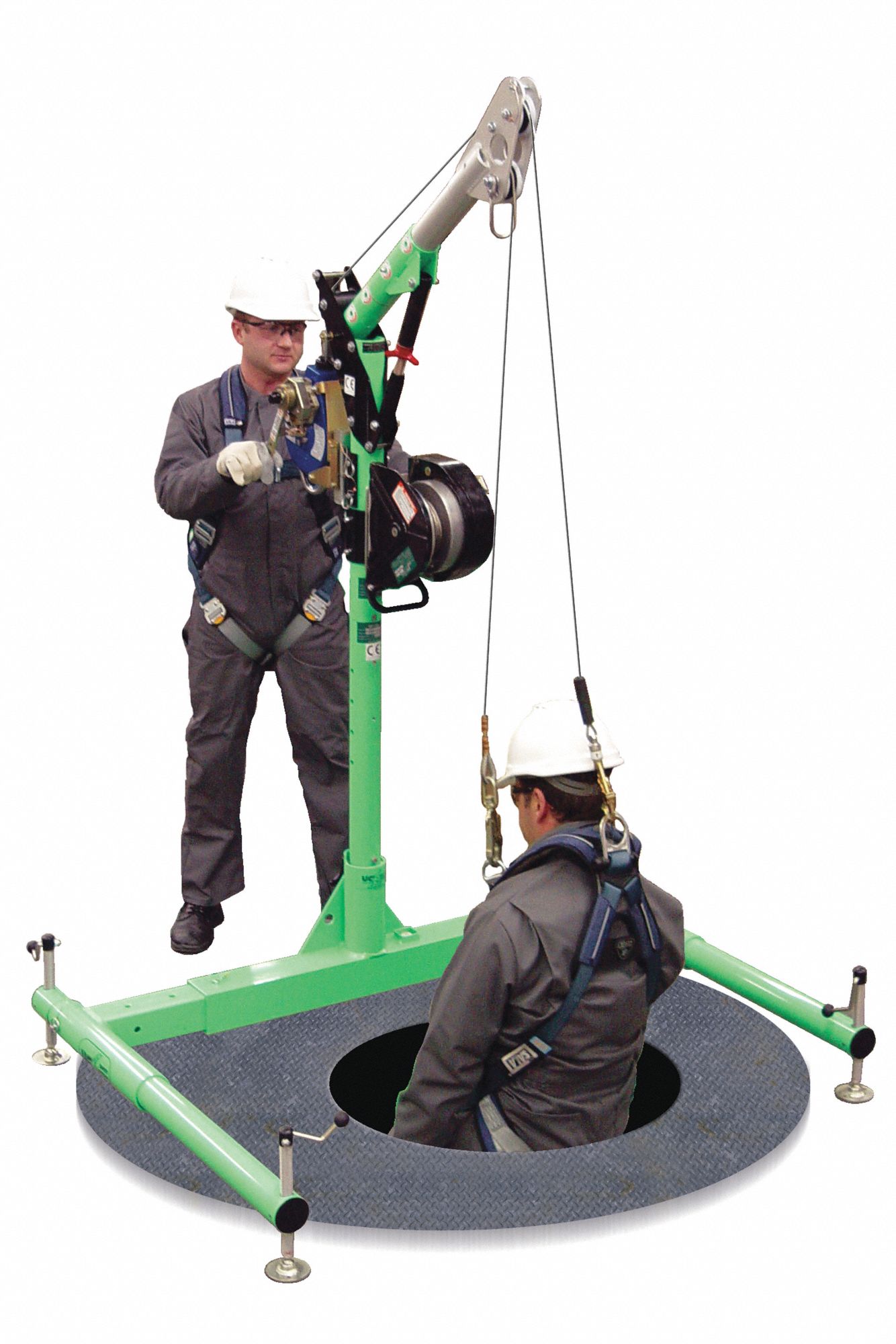 3m Dbi Sala Confined Space Hoist Frame Freestanding Davit System