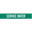 Service Water Adhesive Pipe Markers