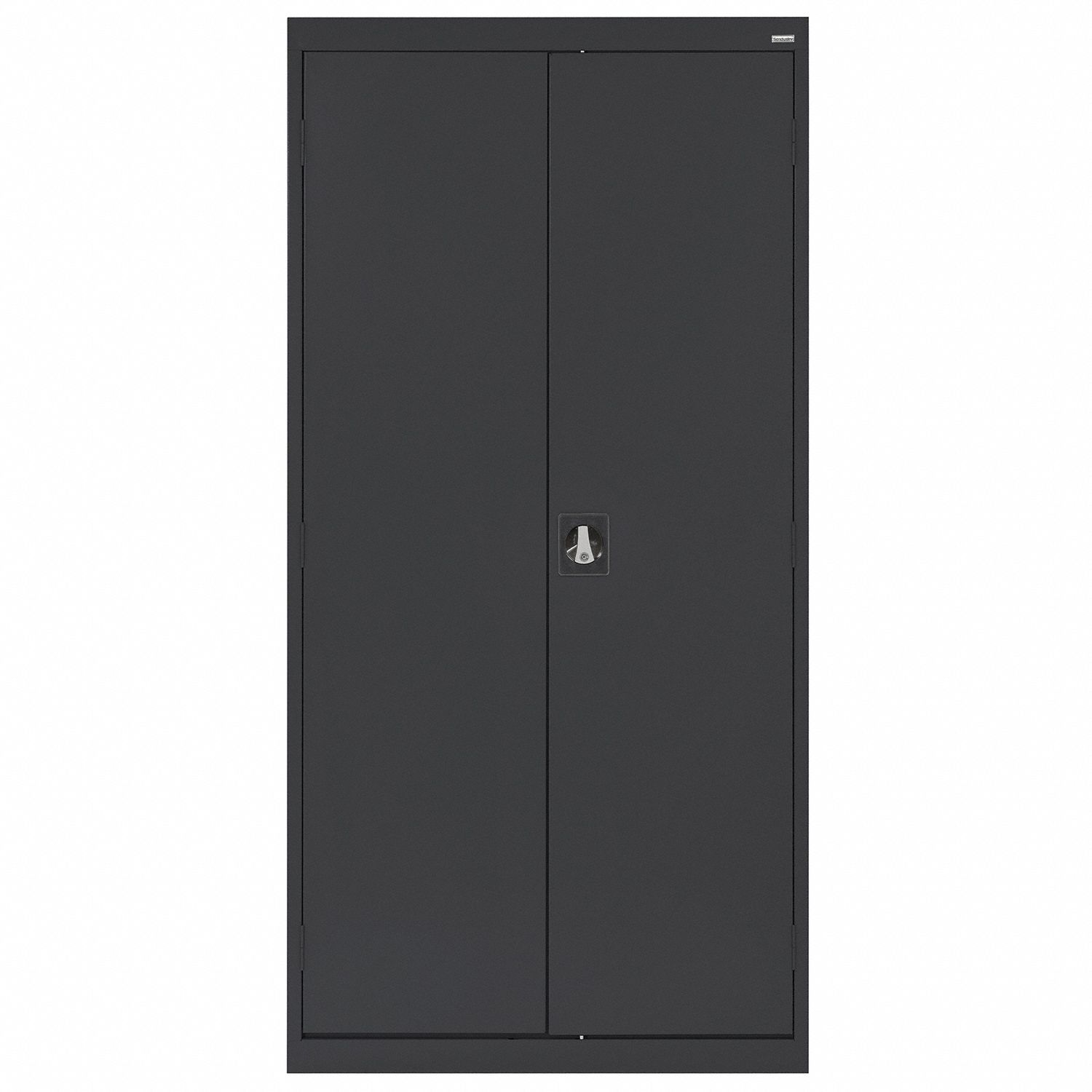 SANDUSKY Storage Cabinet: 36 in x 18 in x 72 in, 4 Shelves, Recessed ...