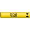 Glycol Snap-On Pipe Markers