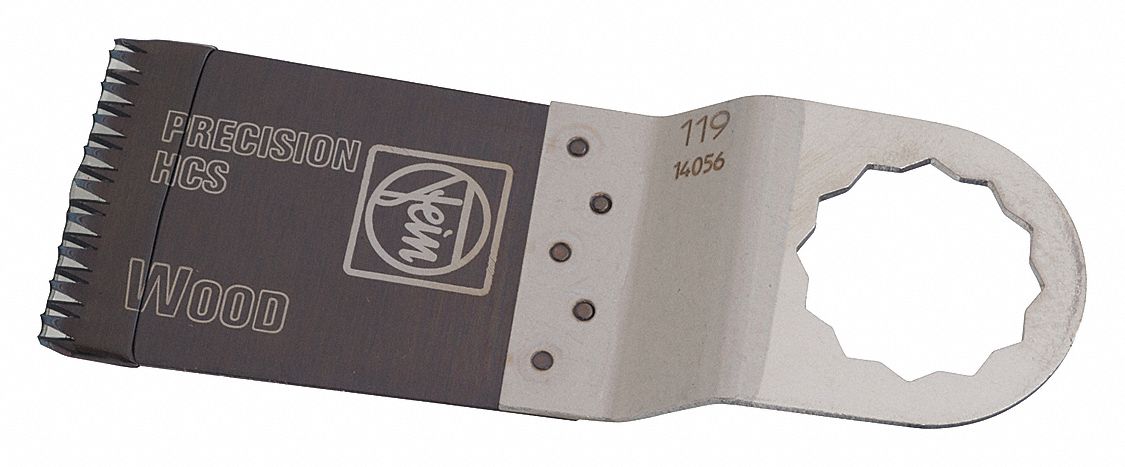 Oscillating Tool Blade: 1 3/8 in Blade Wd, 2 in Overall Lg, Carbon Steel, 5 Pieces, Wood, 5 PK