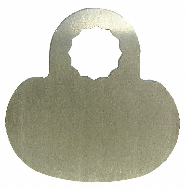 Oscillating Scraper Blade: Sealant Hook, 1 1/2 in Blade Wd, 1 1/2 in Blade Lg, 5 Pieces, 5 PK