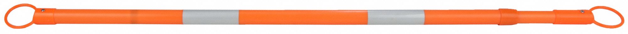 BARRE POUR CÔNE DE SIGNALISATION TÉLESCOPIQUE, ORANGE, ABS, 2X62¼ À 104¾PO