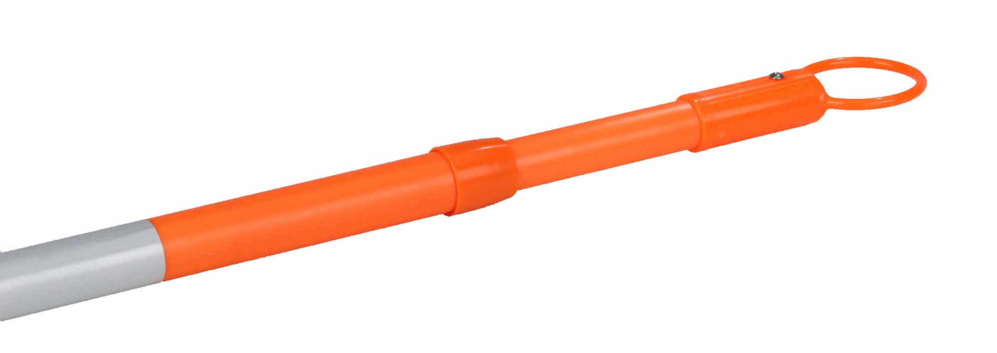 GRAINGER APPROVED Telescoping Traffic Cone Bar Orange, ABS, 2 in Dia
