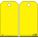 SAFETY TAG BLANK YELLOW 10/PK